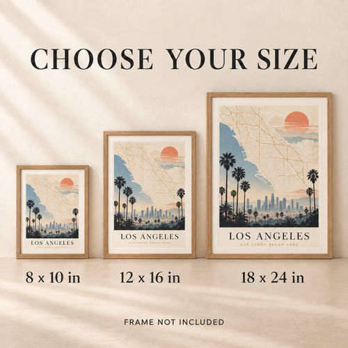 Personalized City Memory Poster – Custom Travel Keepsake