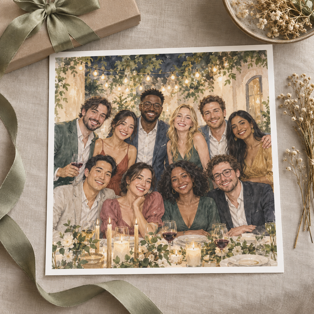 Personalized Family Memory Poster – Custom Family Keepsake