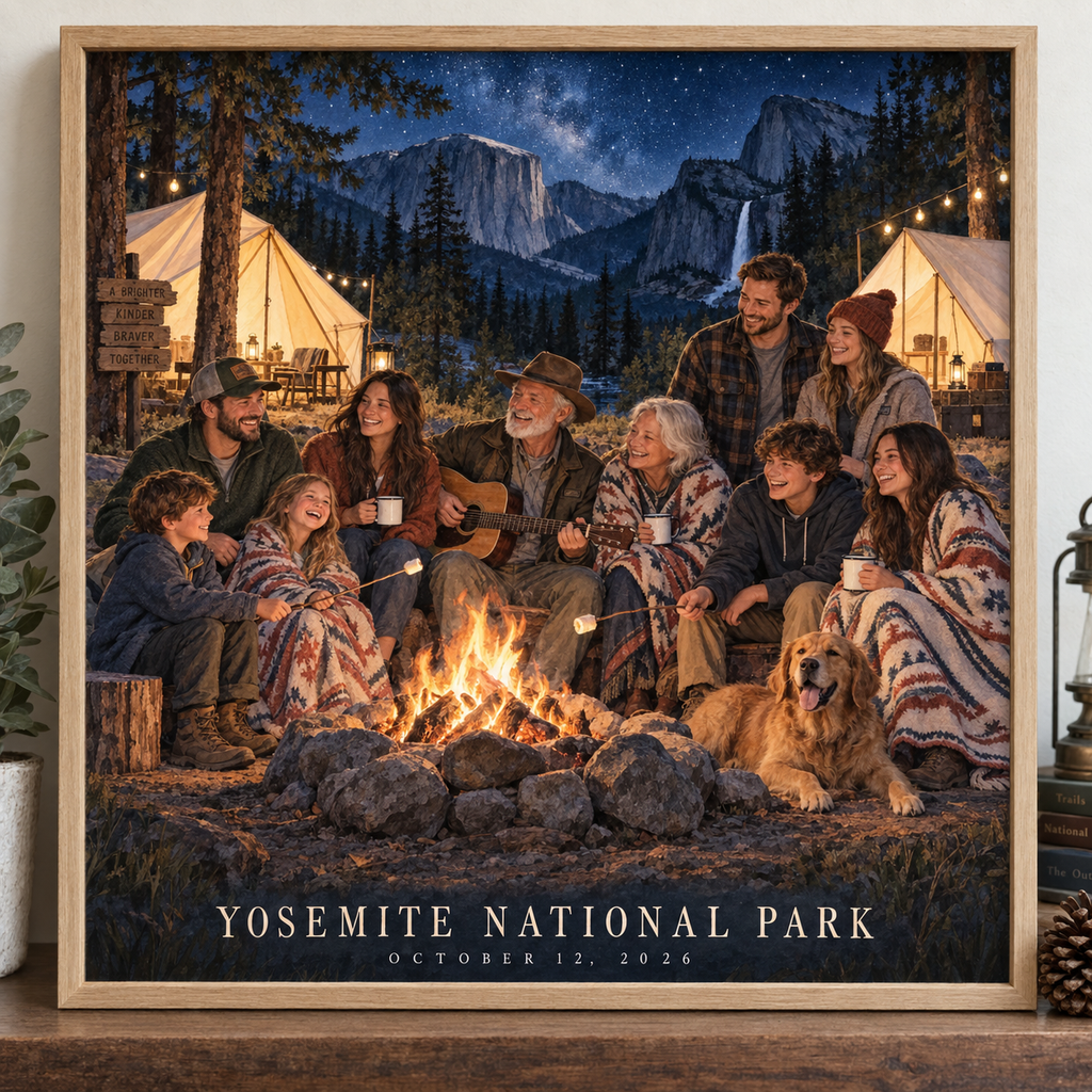 Personalized Family Memory Poster – Custom Family Keepsake