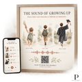 Voice of the Journey Memory Art – Personalized Photo Art with QR Audio