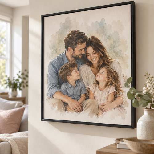 Personalized Family Memory Poster – Custom Family Keepsake