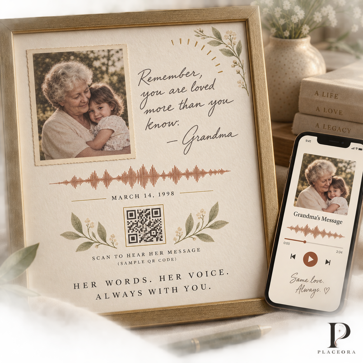 The Legacy Story Collection – Personalized Life Story, Voice & Family Memory Art