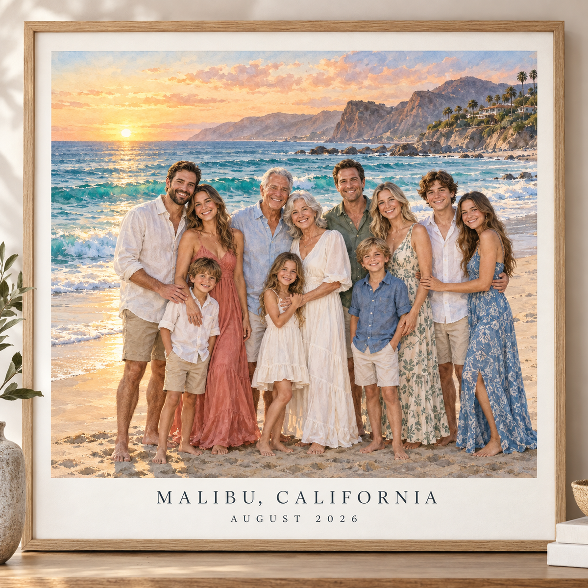 Personalized Family Memory Poster – Custom Family Keepsake