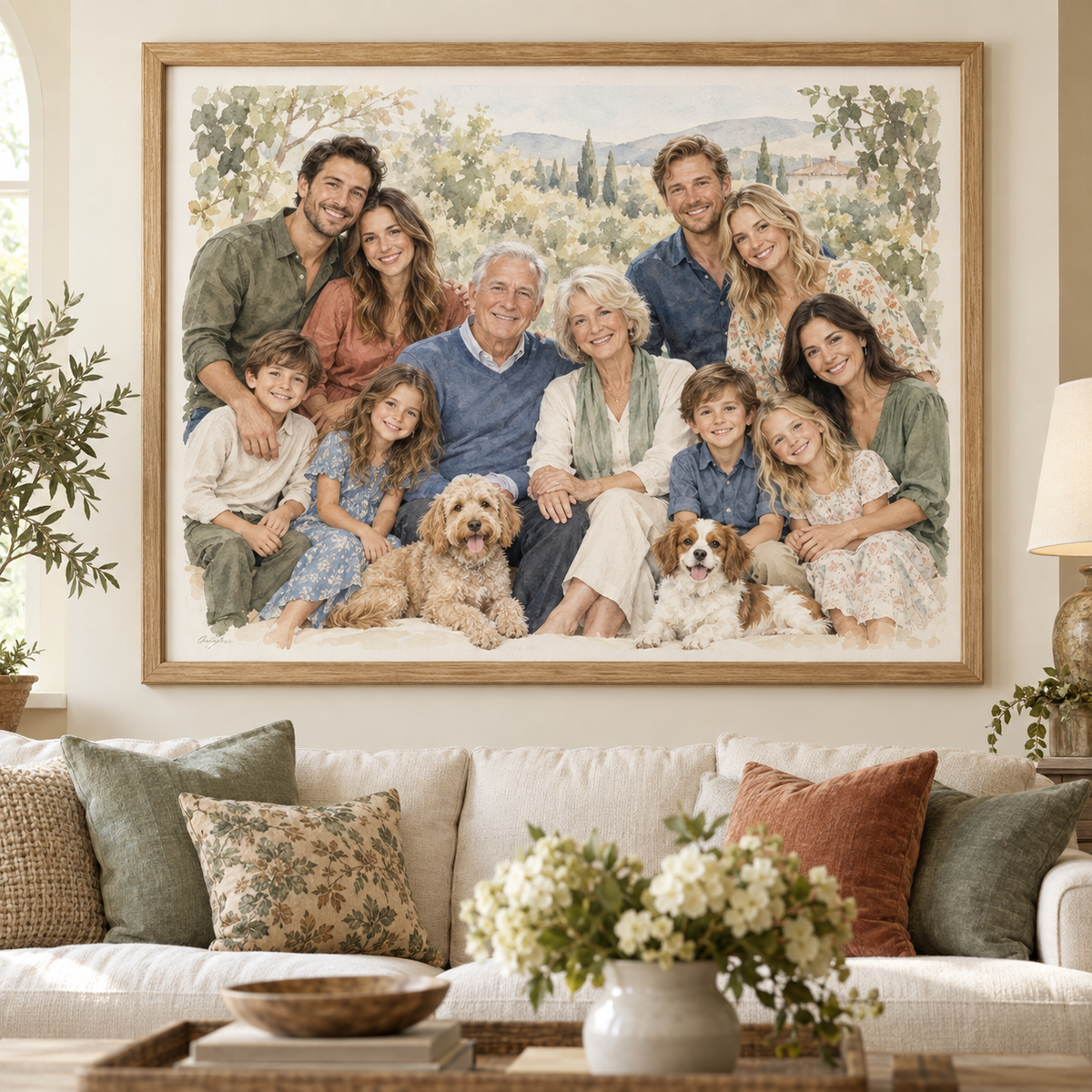 Personalized Family Memory Poster – Custom Family Keepsake