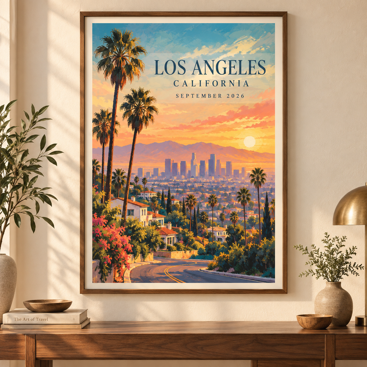 Personalized Travel Memory Poster