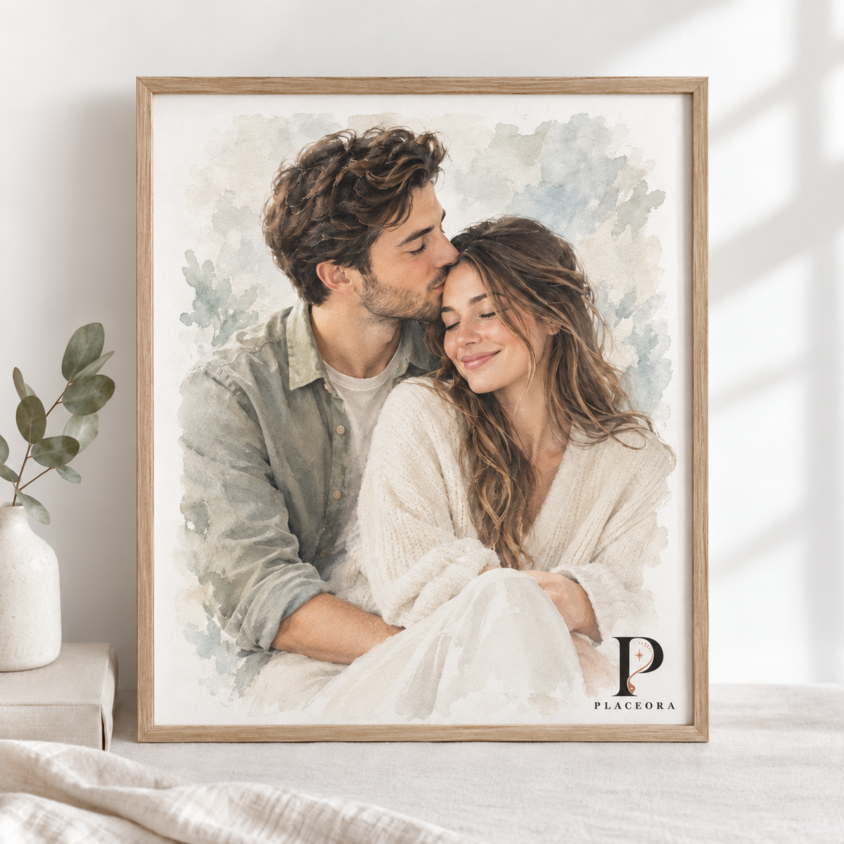 Custom Love Story Memory Art – Personalized Place, Date & Photos