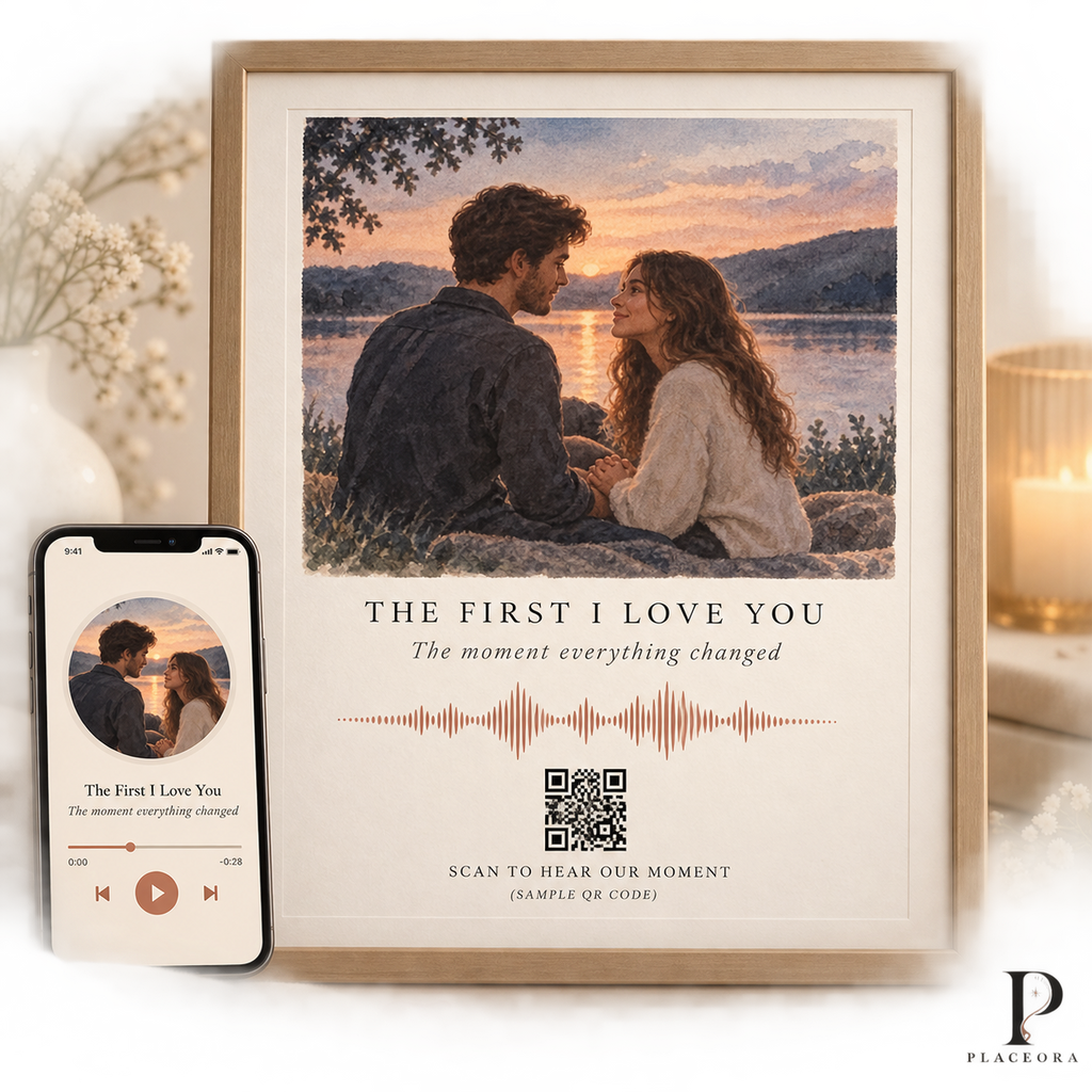 Voice of the Journey Memory Art – Personalized Photo Art with QR Audio