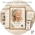 The Legacy Story Collection – Personalized Life Story, Voice & Family Memory Art